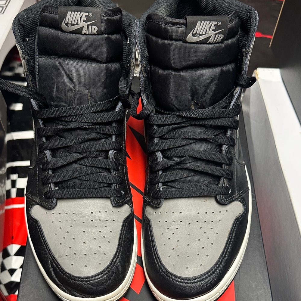 Nike High-Top Sneakers in Black and Gray